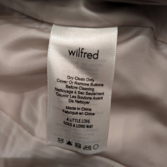 Aritzia - Wilfred The Cocoon Coat Wool Cashmere (XS) - Picture 9 of 10